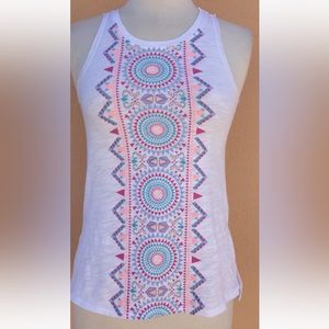 Epic threads graphic tank top white M
